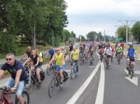 Wakacyjna Rowerowa Masa Krytyczna przejechała przez Toruń