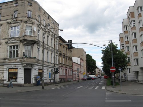 skrzyżowanie ul. Mickiewicza i ul. Reja - widok w kierunku wschodnim - rok 2010
