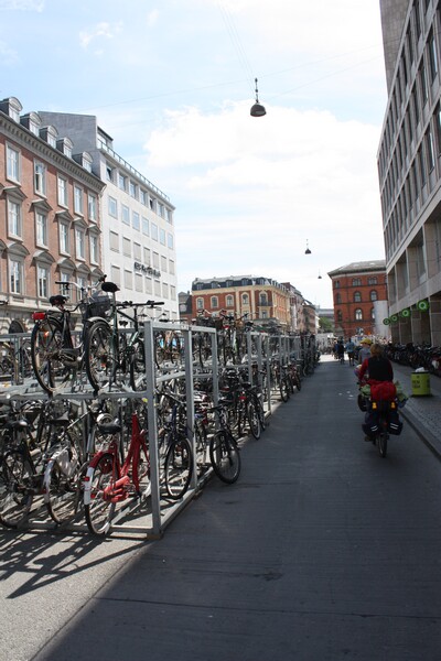 Parking rowerowy w centrum