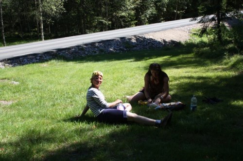 Piknik przy drodze