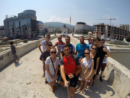 W Skopie spotkaliśmy grupę wolontariuszy z Polski.