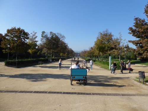 Parc de la Ciutadella dostępny dla rowerzystów.